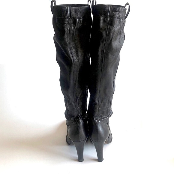 Nine West Leather Pull On Knee High Boots - Picture 5 of 16